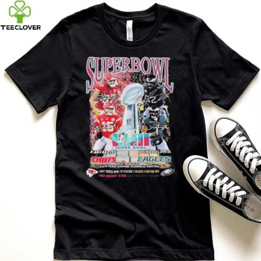 Super Bowl Championship Game Kansas City Chiefs Vs Philadelphia Eagles Signatures Shirt