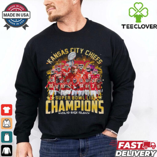 Super Bowl LIX 2024 2025 Champions Kansas City Chiefs Team Player Winner T Shirt