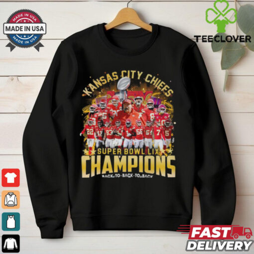Super Bowl LIX 2024 2025 Champions Kansas City Chiefs Team Player Winner T Shirt