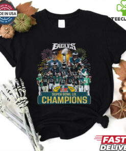 Super Bowl LIX 2024 2025 Champions Philadelphia Eagles Team Player Winner T Shirt