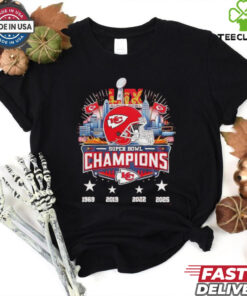 Super Bowl LIX 2025 Kansas City Chiefs helmet shirt