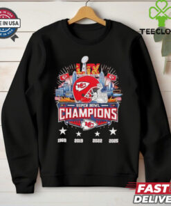 Super Bowl LIX 2025 Kansas City Chiefs helmet shirt