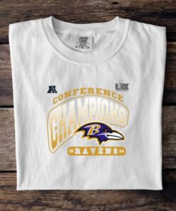 Super Bowl LIX Baltimore Ravens 2024 Afc Conference Champions Logo Shirt