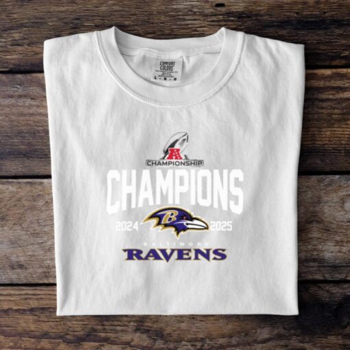 Super Bowl LIX Baltimore Ravens AFC Championship 2024 2025 T Shirt