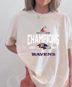Super Bowl LIX Baltimore Ravens AFC Championship 2024 2025 T Shirt