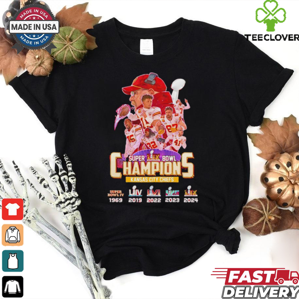 Super Bowl LIX Champions Kansas City Chiefs coach and players shirt Super Bowl LIX Champions Kansas City Chiefs coach and players shirt