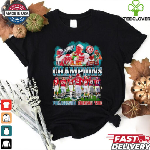 Super Bowl LIX Champions Philadelphia Crimson Tide signatures shirt