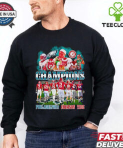 Super Bowl LIX Champions Philadelphia Crimson Tide signatures shirt