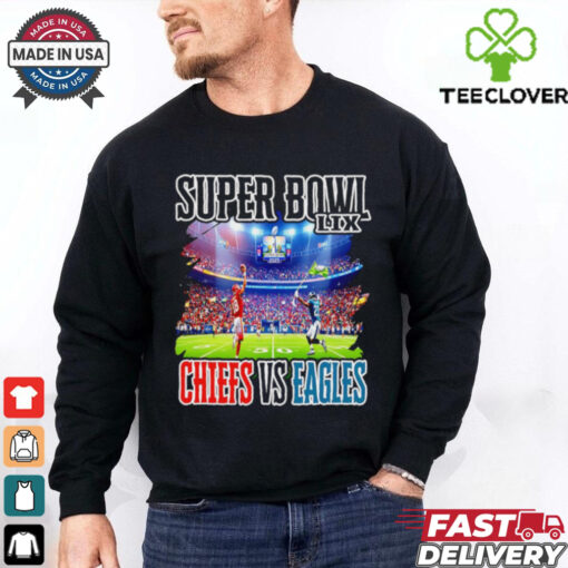 Super Bowl LIX Chiefs vs Eagles graphic shirt