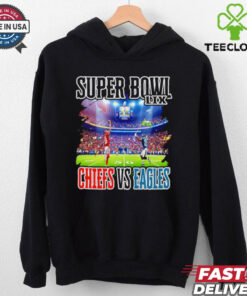 Super Bowl LIX Chiefs vs Eagles graphic shirt