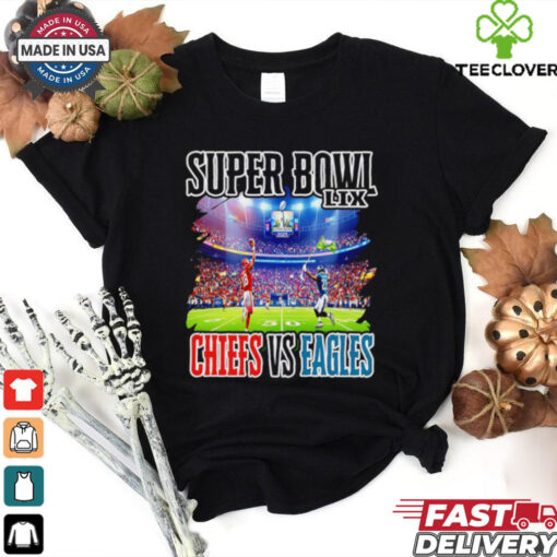 Super Bowl LIX Chiefs vs Eagles graphic shirt