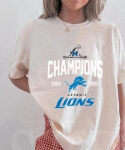 Super Bowl LIX Detroit Lions NFC Championship 2024 2025 T Shirt