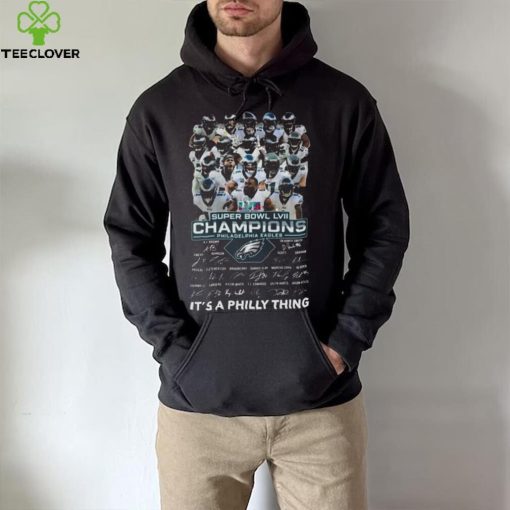 Super Bowl LVII Champions Philadelphia Eagles It’s a Philly thing signatures shirt