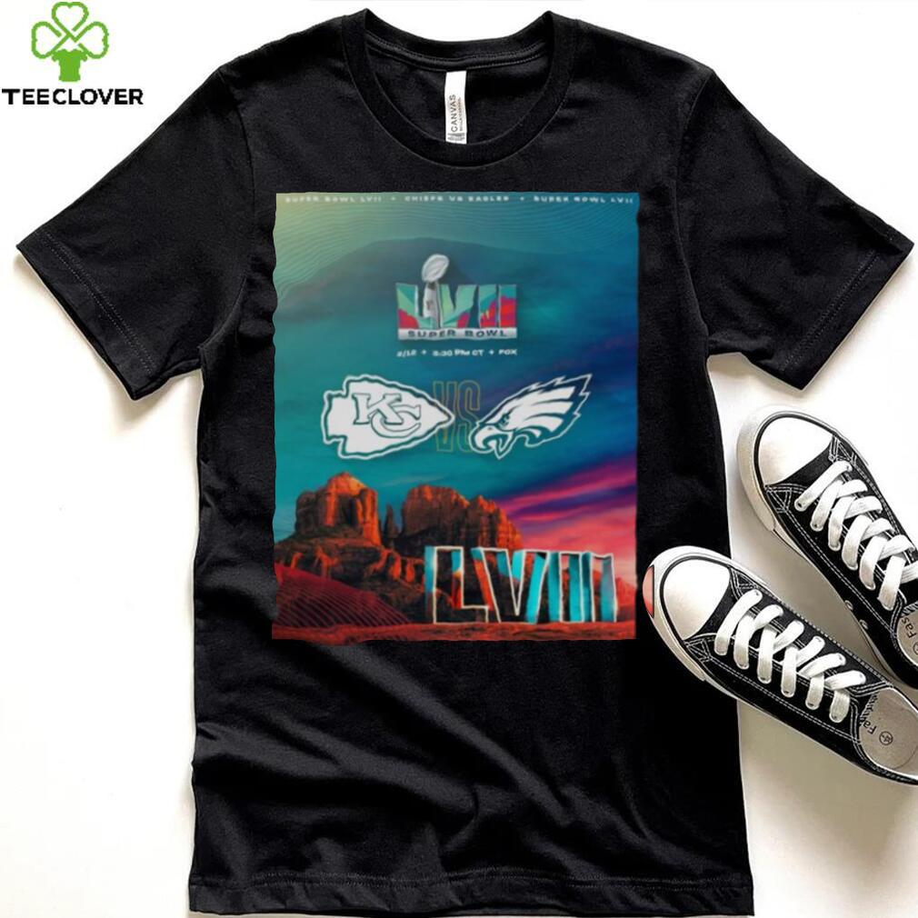 Super Bowl LVII T-Shirt Philadelphia Eagles Vs Kansas City Chiefs - Bring  Your Ideas, Thoughts And Imaginations Into Reality Today