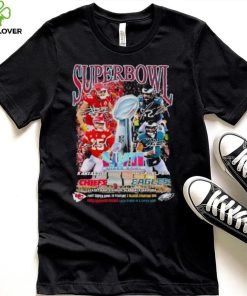 Super Bowl LVII State Farm Stadium Arizona Chiefs vs Eagles matchup shirt 2 Super Bowl LVII State Farm Stadium Arizona Chiefs vs Eagles matchup shirt