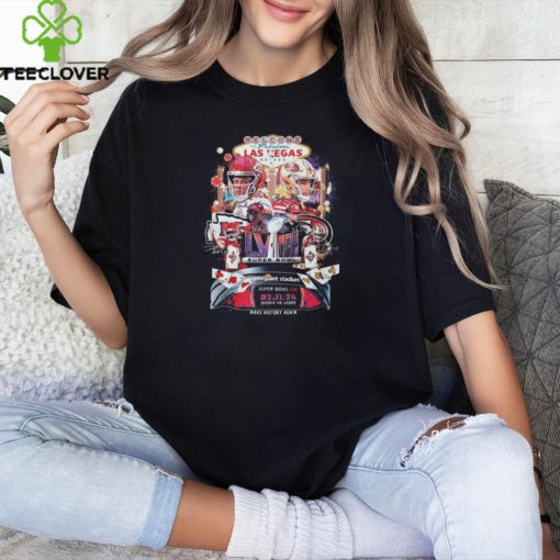 Super Bowl LVIII 2024 Welcome To Las Vegas Neveda T Shirt