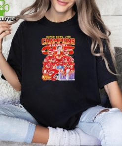 Super Bowl LVIII Champions Kansas City Chiefs Back To Back Logo T Shirt 2 Super Bowl LVIII Champions Kansas City Chiefs Back To Back Logo T Shirt