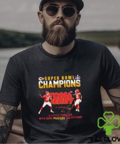 Super Bowl LVIII Champions Tom And Jerry Mustard Travis Kelce And Patrick Mahomes Shirt