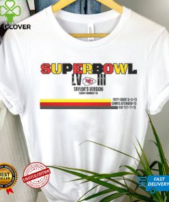 Super Bowl LVIII Chiefs Taylor's Version Shirt
