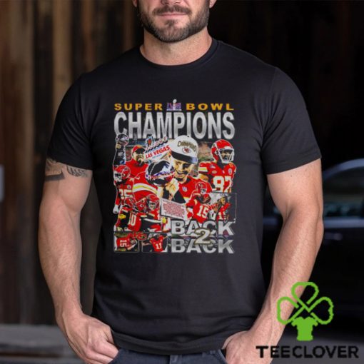 Super Bowl LVIII Kansas City Chiefs back to back 2024 shirt