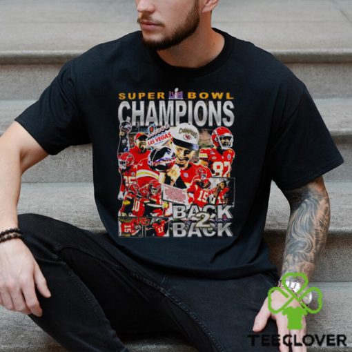 Super Bowl LVIII Kansas City Chiefs back to back 2024 shirt