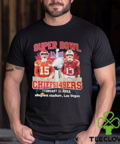 Super Bowl LVIII Kansas City vs San Francisco Feb 11 2024 Las Vegas Shirt 3 Super Bowl LVIII Kansas City vs San Francisco Feb 11 2024 Las Vegas Shirt