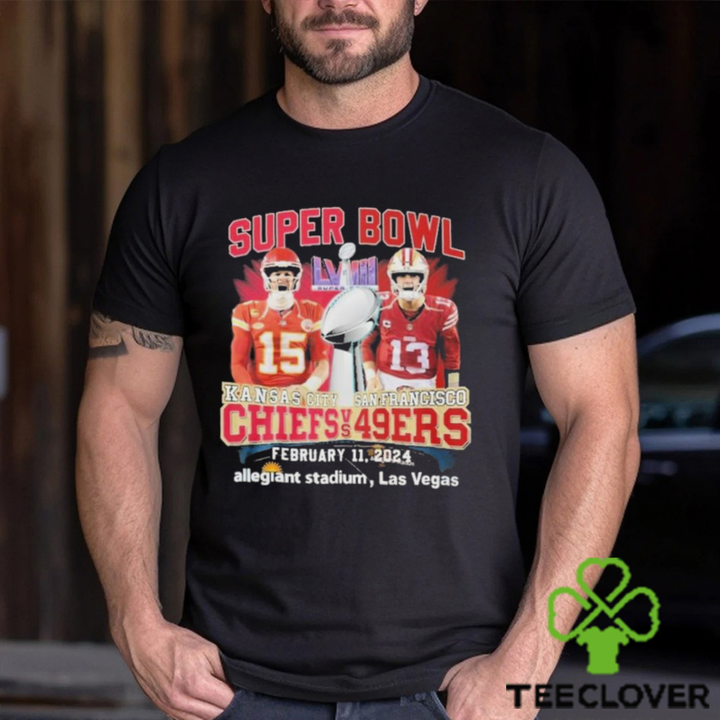 Super Bowl LVIII Kansas City vs San Francisco Feb 11 2024 Las Vegas Shirt Super Bowl LVIII Kansas City vs San Francisco Feb 11 2024 Las Vegas Shirt