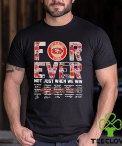 Super Bowl LVIII San Francisco 49Ers Forever Not Just When We Win Signatures Shirt 3 Super Bowl LVIII San Francisco 49Ers Forever Not Just When We Win Signatures Shirt