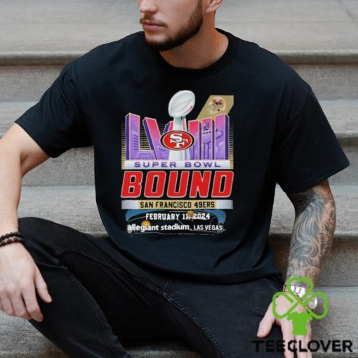 Super Bowl LVIII The Bound San Francisco 49ers February 11, 2024 Allegiant Stadium, Las Vegas Shirt