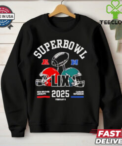 Super Bowl Lix Shirt Philadelphia Eagles Vs Kansas City Chiefs Superbowl Championship 2025 shirt