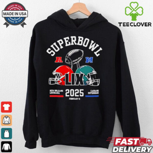 Super Bowl Lix Shirt Philadelphia Eagles Vs Kansas City Chiefs Superbowl Championship 2025 shirt