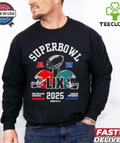Super Bowl Lix Shirt Philadelphia Eagles Vs Kansas City Chiefs Superbowl Championship 2025 shirt