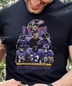 Super Bowl Lviii 2024 Baltimore Ravens T Shirt