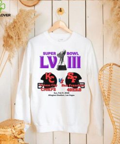 Super Bowl Lviii Chiefs Vs 49ers T hoodie, sweater, longsleeve, shirt v-neck, t-shirt Super Bowl Lviii Kansas City Vs San Francisco T hoodie, sweater, longsleeve, shirt v-neck, t-shirt