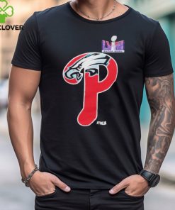 Super Bowl Lviii Italia Logo Philadelphia Eagles Phillies Fusion Shirt