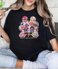 Super Bowl Lviii Kansas City Chiefs Vs San Francisco 49ers February 11 2024 Allegiant Stadium Shirt 1 Super Bowl Lviii Kansas City Chiefs Vs San Francisco 49ers February 11 2024 Allegiant Stadium Shirt
