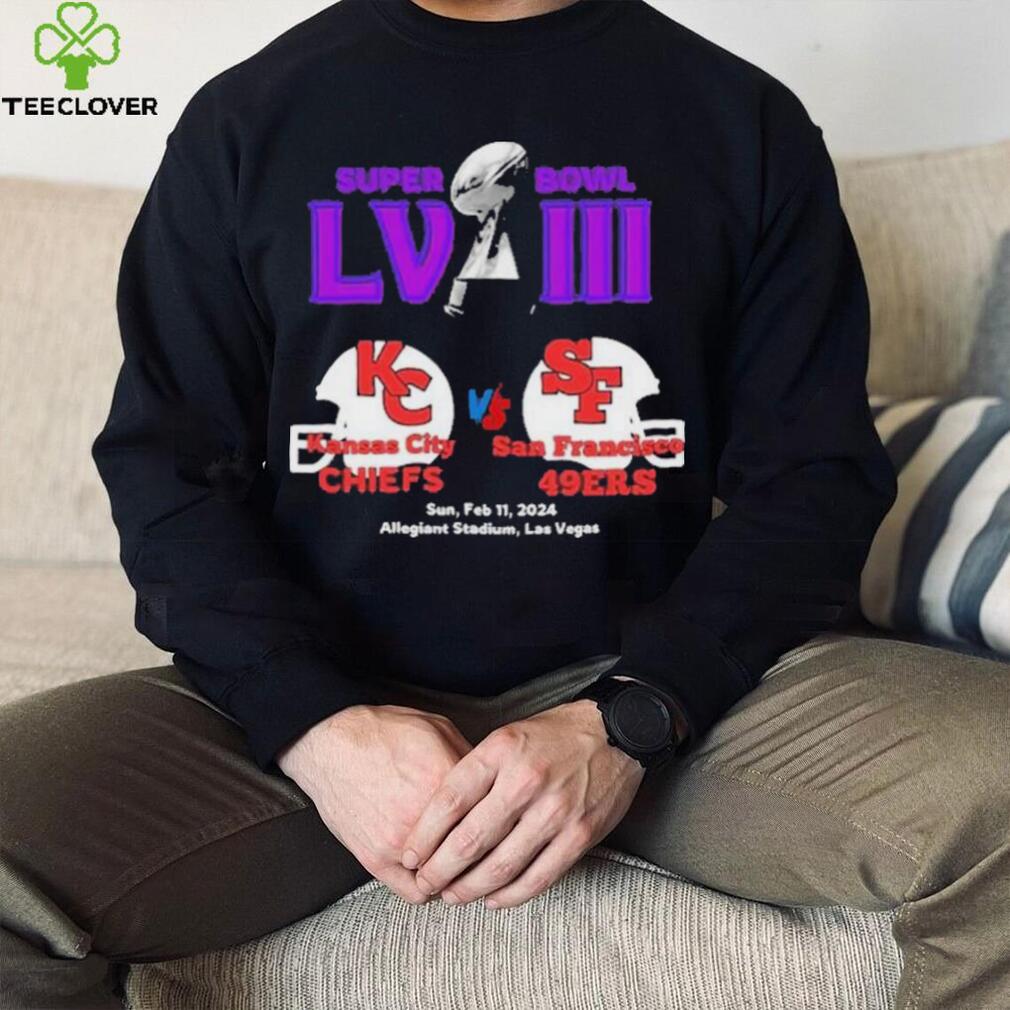 Super Bowl Lviii Kansas City Vs San Francisco T Shirt Super Bowl Lviii Chiefs Vs 49ers T Shirt Super Bowl Lviii Kansas City Vs San Francisco T Shirt Super Bowl Lviii Chiefs Vs 49ers T Shirt