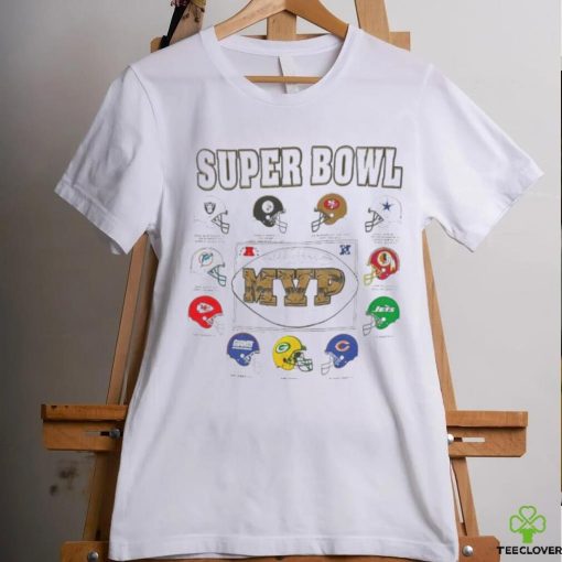 Super Bowl MVP NFL helmets hoodie, sweater, longsleeve, shirt v-neck, t-shirt