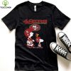 Super Bowl San Francisco 49ers T shirt Snoopy The Peanuts San Francisco 49ers