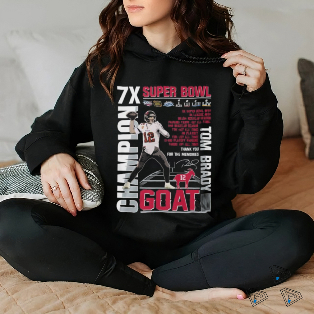 Super Bowl Tom Brady GOAT T Shirt Super Bowl Tom Brady GOAT T Shirt