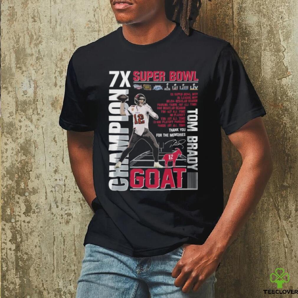 Super Bowl Tom Brady GOAT T Shirt Super Bowl Tom Brady GOAT T Shirt