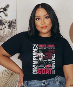 Super Bowl Tom Brady GOAT T Shirt