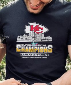 Super Bowl champions Kansas city Chiefs Patrick Mahomes Travis Kelce shirt