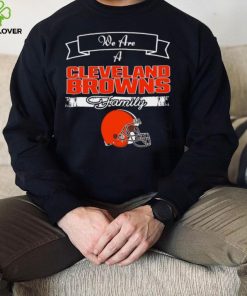 Super Bowl we are a Cleveland Browns family logo hoodie, sweater, longsleeve, shirt v-neck, t-shirt