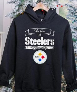 Super Bowl we are a Pittsburgh Steelers family logo hoodie, sweater, longsleeve, shirt v-neck, t-shirt