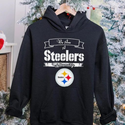 Super Bowl we are a Pittsburgh Steelers family logo hoodie, sweater, longsleeve, shirt v-neck, t-shirt