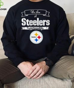 Super Bowl we are a Pittsburgh Steelers family logo hoodie, sweater, longsleeve, shirt v-neck, t-shirt