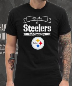 Super Bowl we are a Pittsburgh Steelers family logo hoodie, sweater, longsleeve, shirt v-neck, t-shirt