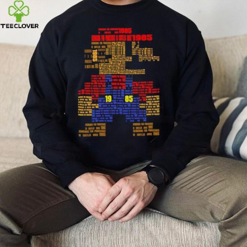 Super Mario Bros searching for Princesses in Castles since 1985 retro game hoodie, sweater, longsleeve, shirt v-neck, t-shirt