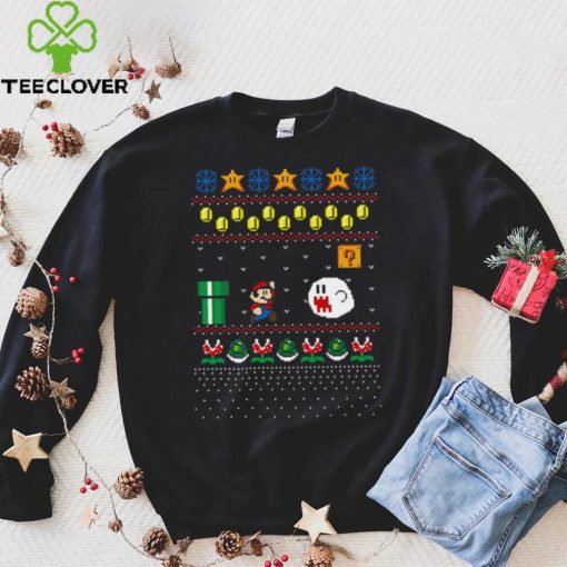 Super Mario Design Pattern Ugly Christmas hoodie, sweater, longsleeve, shirt v-neck, t-shirt